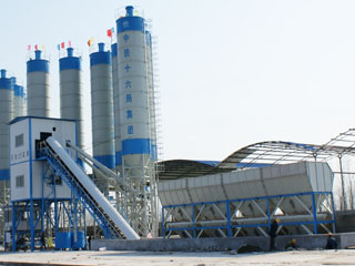 Planta mezcladora de concreto HZS180