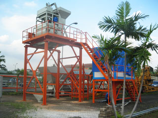 Planta mezcladora de concreto HZS25