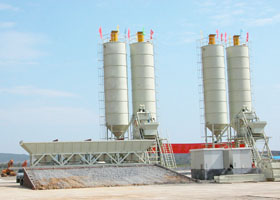 Planta mezcladora de concreto HZS75