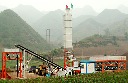 Planta mezcladora de suelo estabilizado MBW400